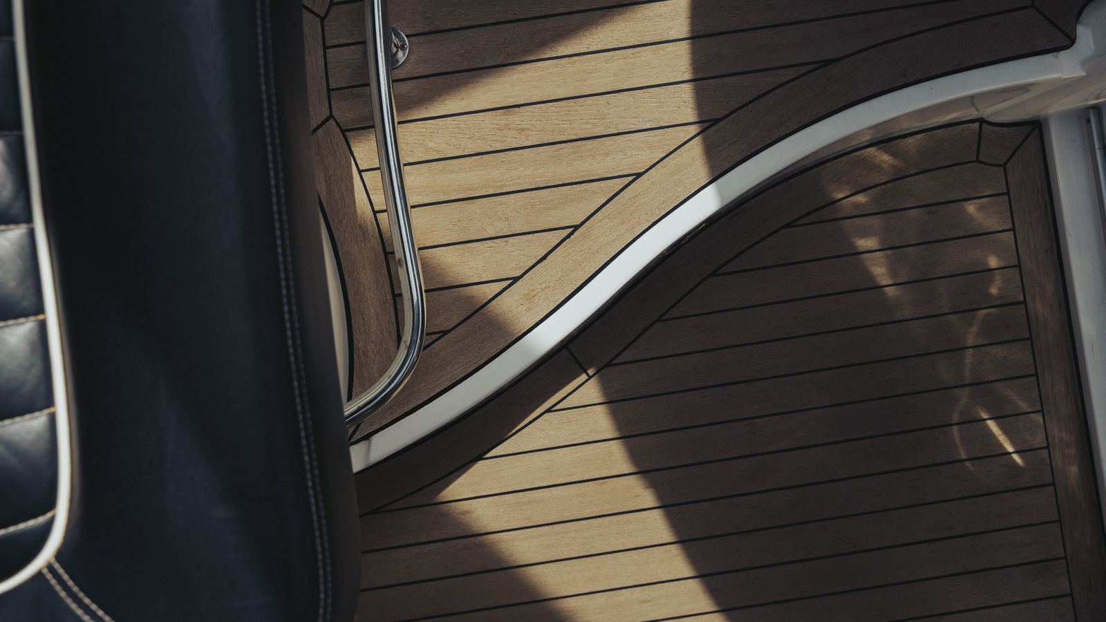 Client entertaining aboard a corporate charter yacht in Spain