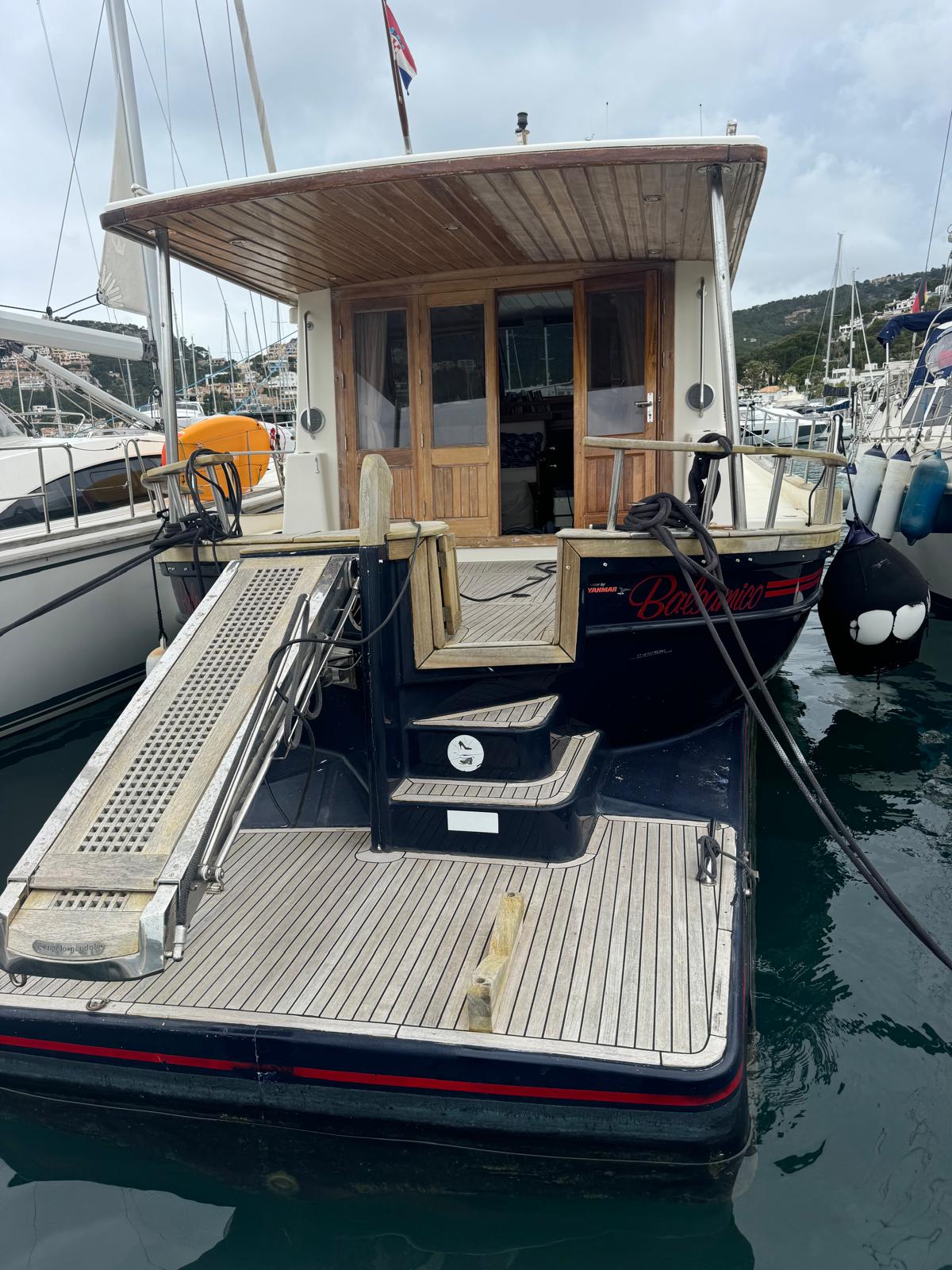 MENORQUIN 160 at sea